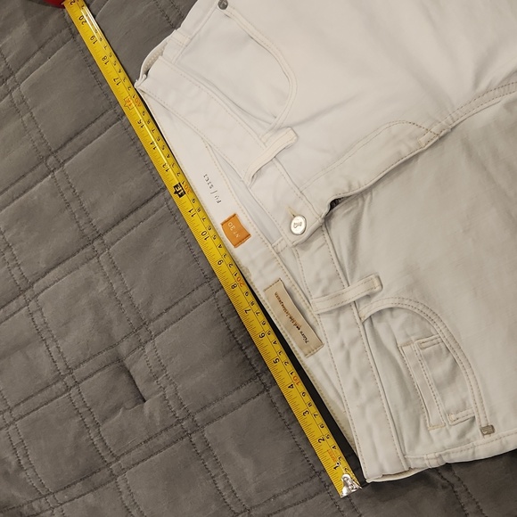 Anthropologie Pilcro And The Letterpress White Jean Shorts Size 30! - Picture 8 of 13